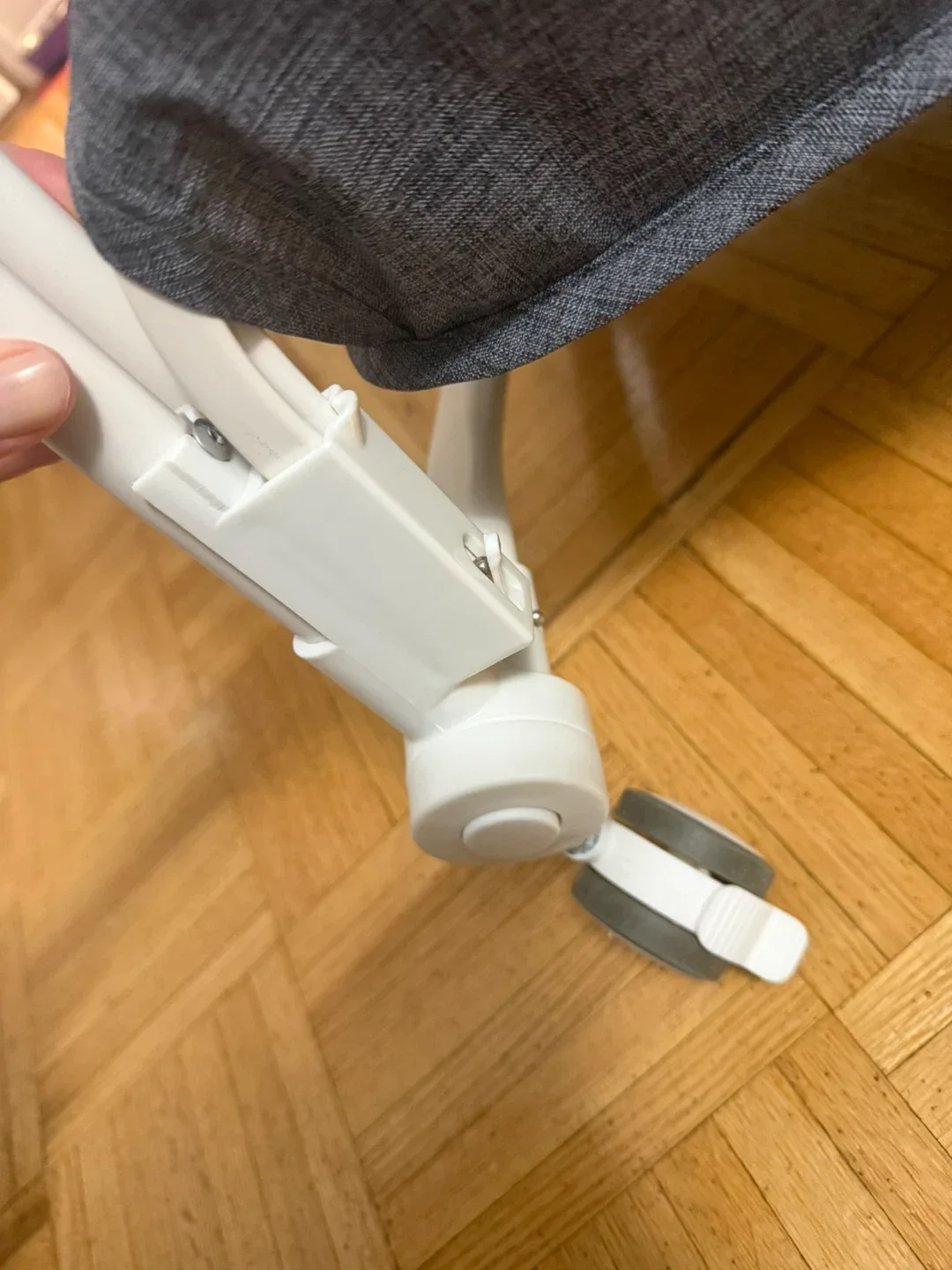 Suihuooo Baby Bassinet Bedside Sleeper - Grey image indicator(10)