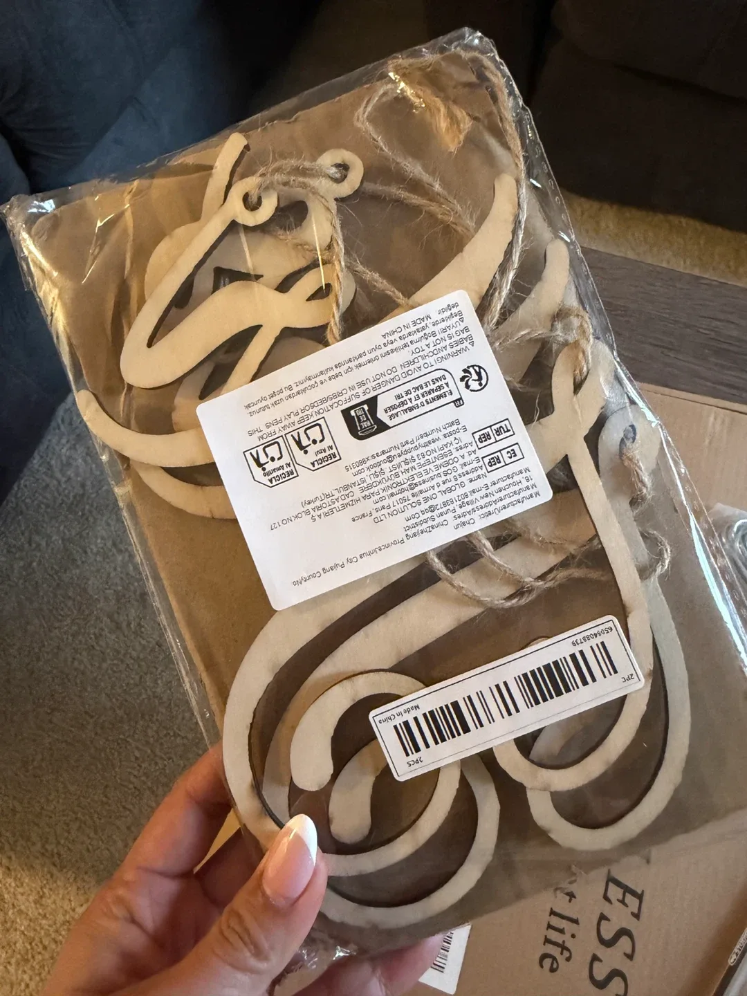 New Wooden 'Blessed' Wall Decor