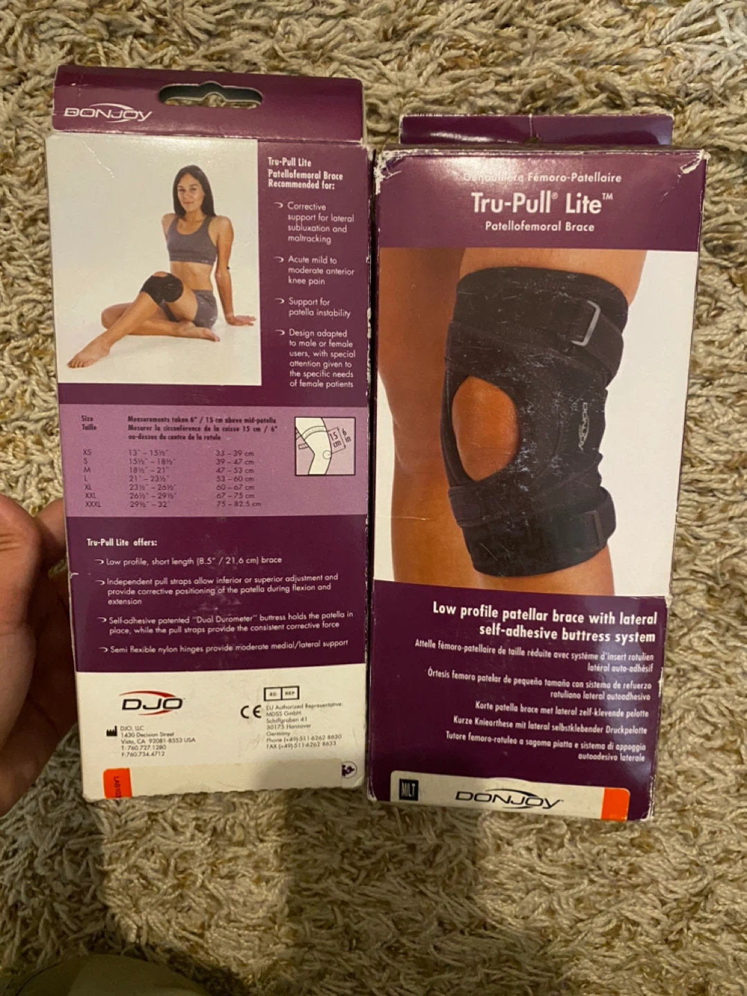 DonJoy Tru-Pull Lite Patellafemoral Brace, Size Small - photo 2