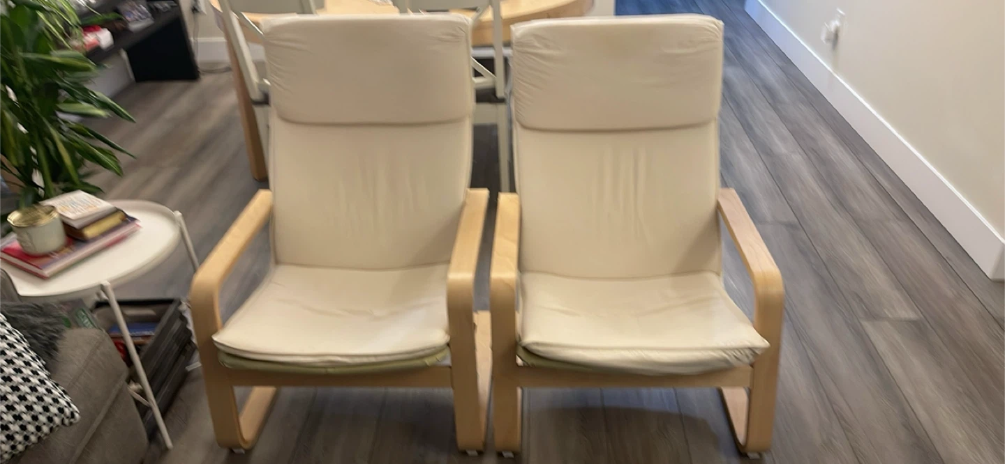 IKEA Poang Chairs - Pair - photo 3