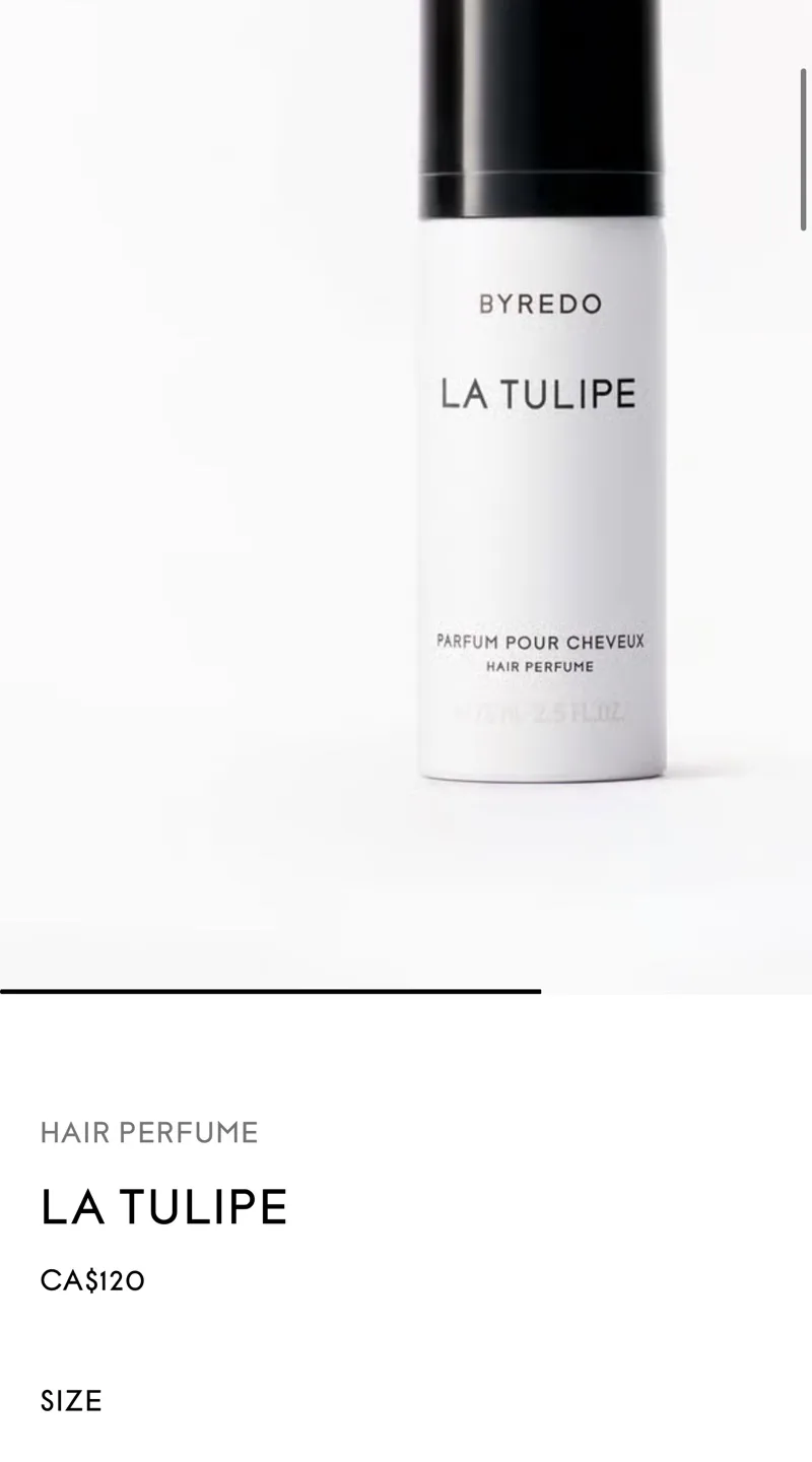 Byredo La Tulipe Hair Perfume 75ml
