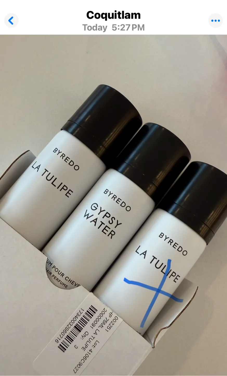 Byredo La Tulipe Hair Perfume 75ml image indicator(2)