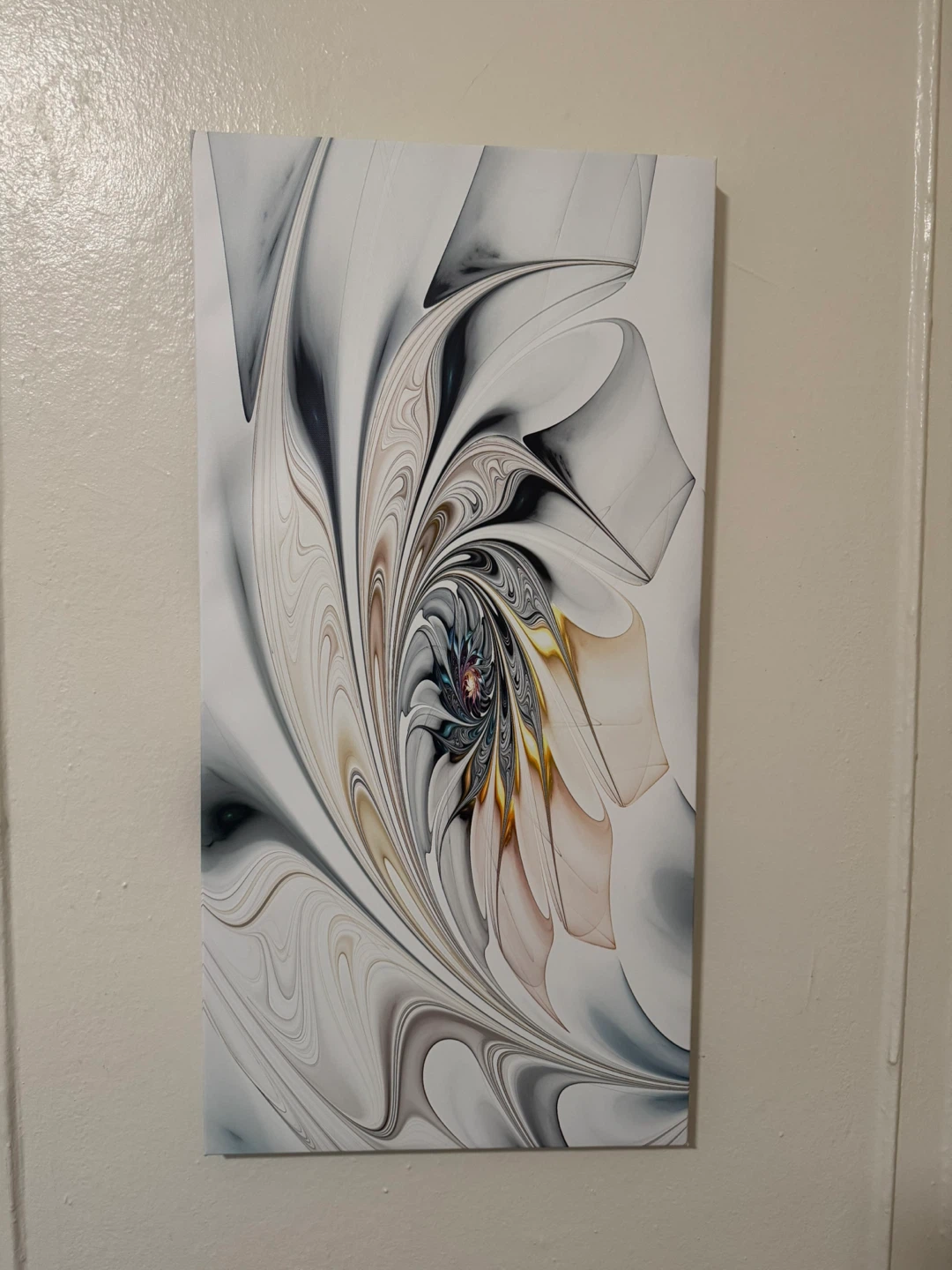 2 Twins pieces Floral Canvas Wall Art