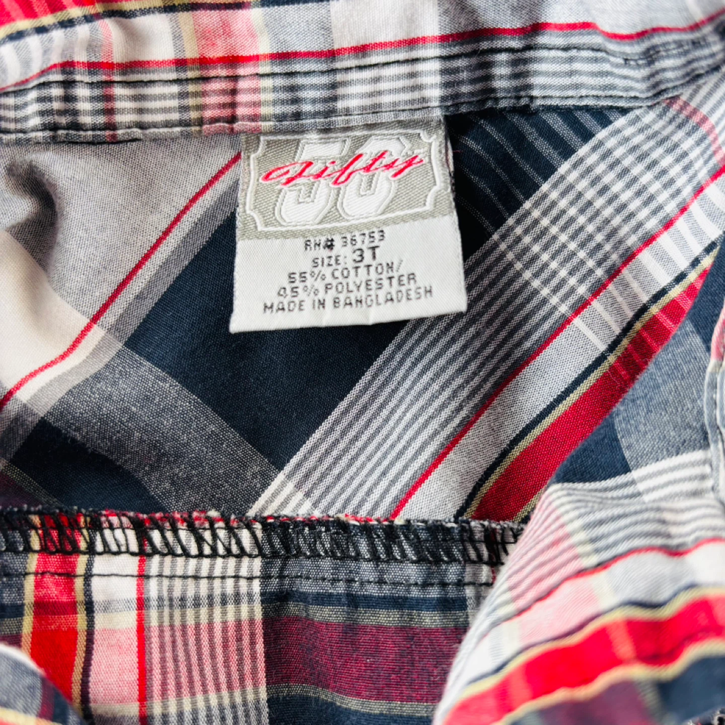 Giffy Kids Plaid Shirt - Size 3T - photo 5