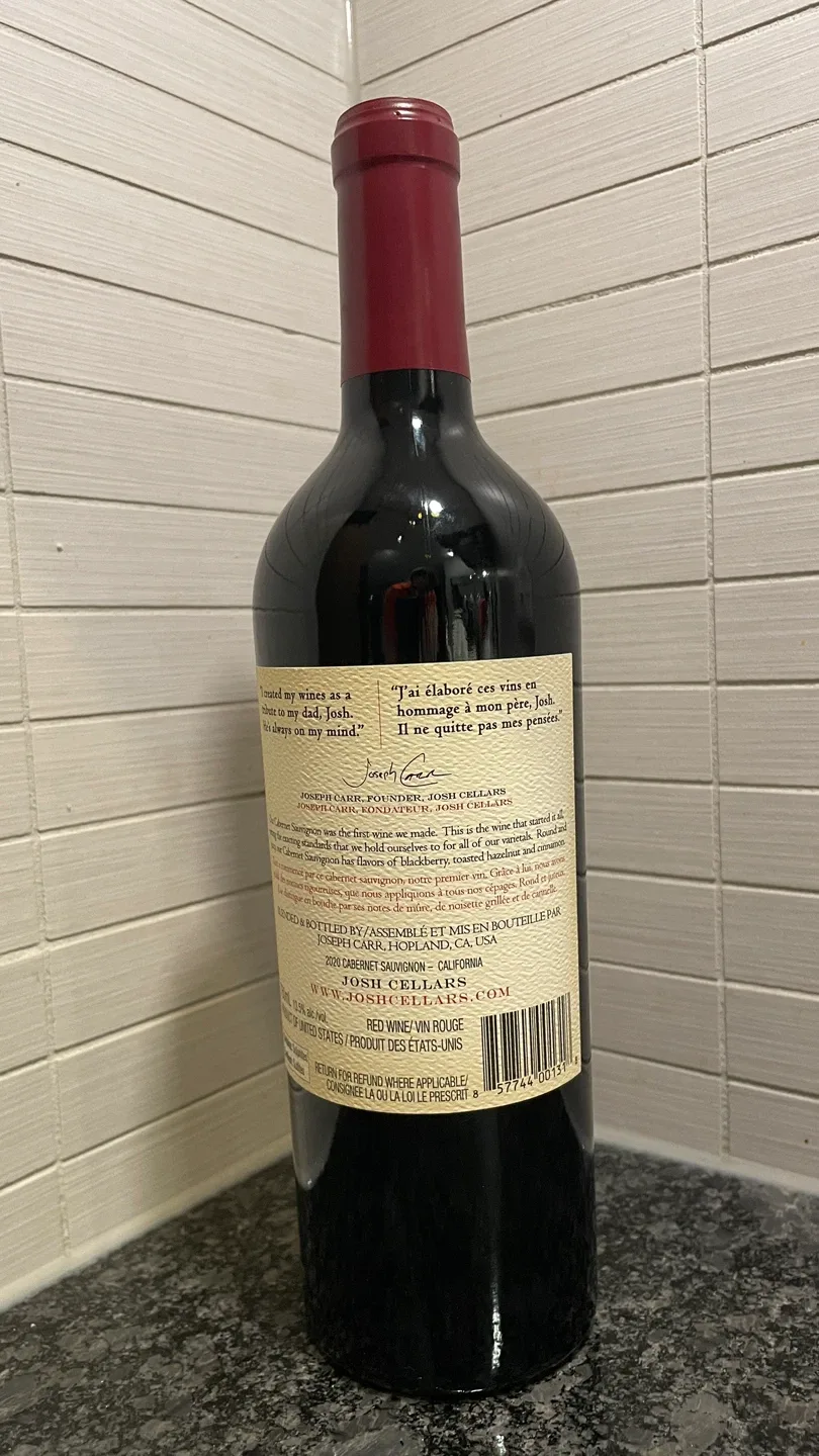 Josh Cellars Cabernet Sauvignon Red Wine image indicator(2)