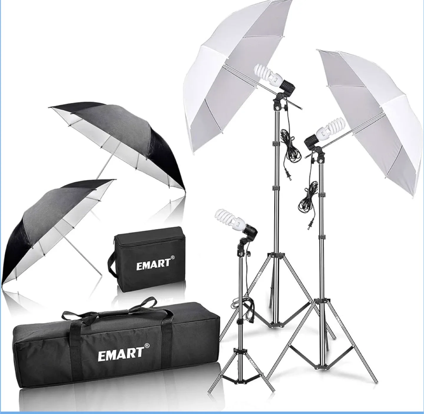 EMART Photography Studio Lighting Kit - Like New!
