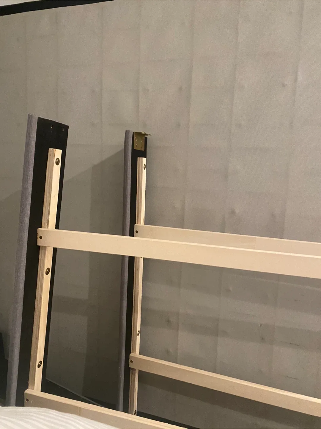 Queen bed Boards in Gray colour with Box spring image indicator(2)