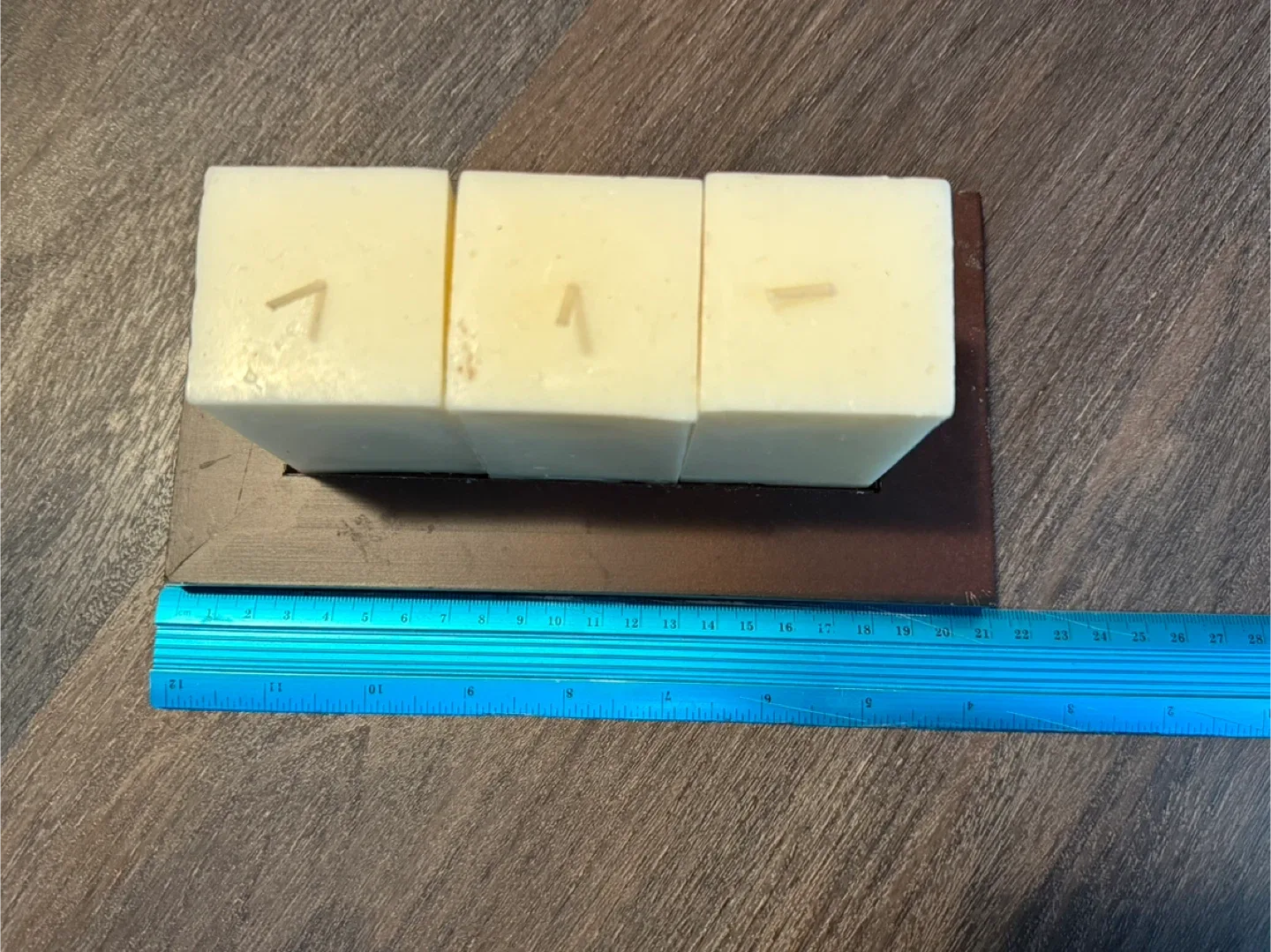 Cream Block Candle Set image indicator(3)