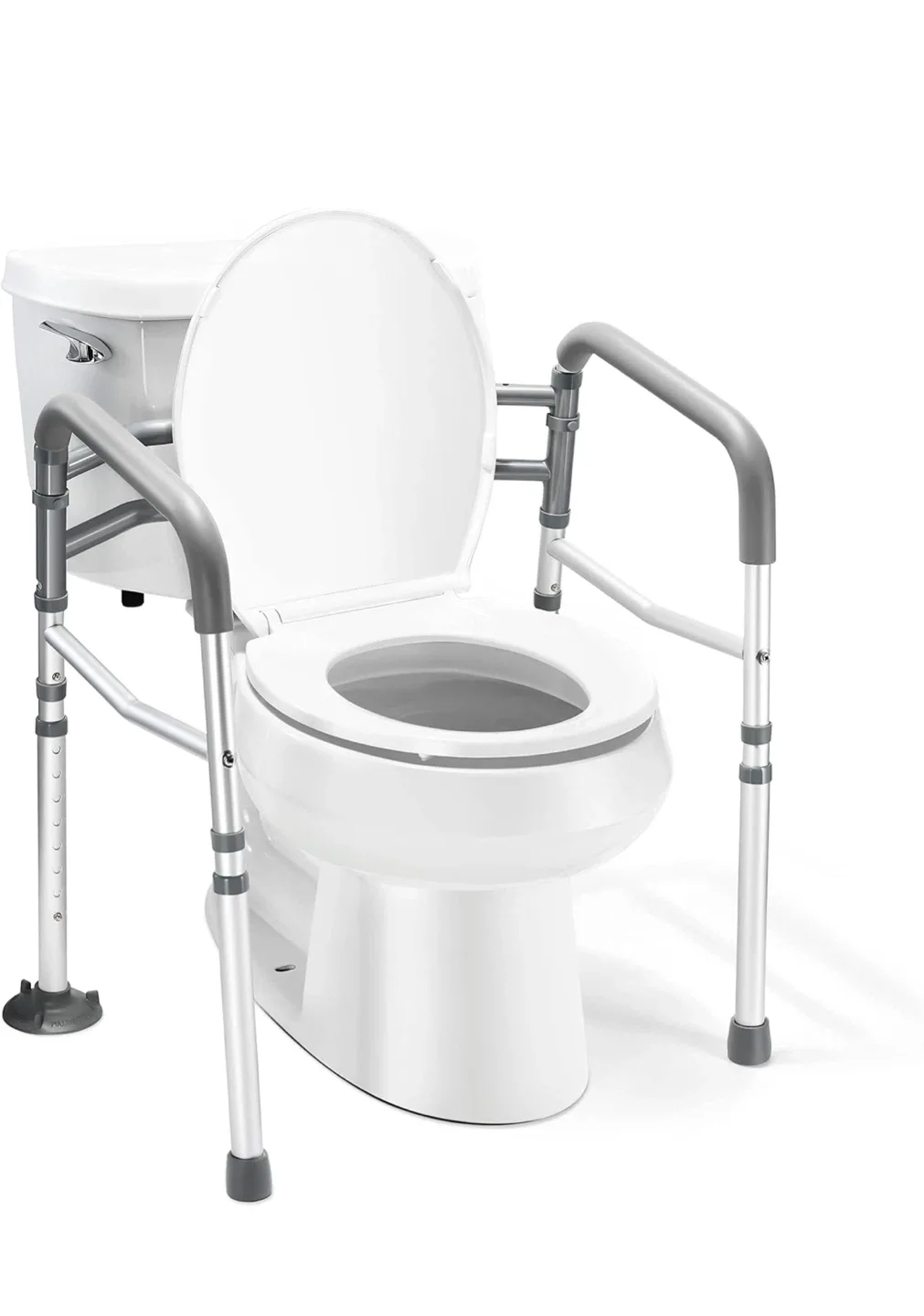 Adjustable Height Toilet Safety Rails - New