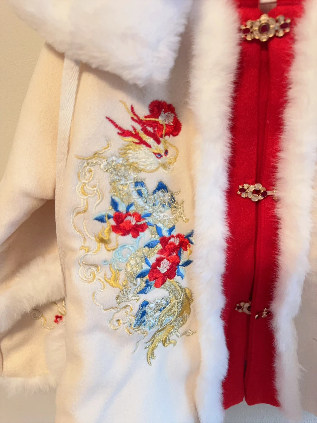 Embroidered Dragon & Floral Kids' Jacket Toddler 6-7T - photo 2