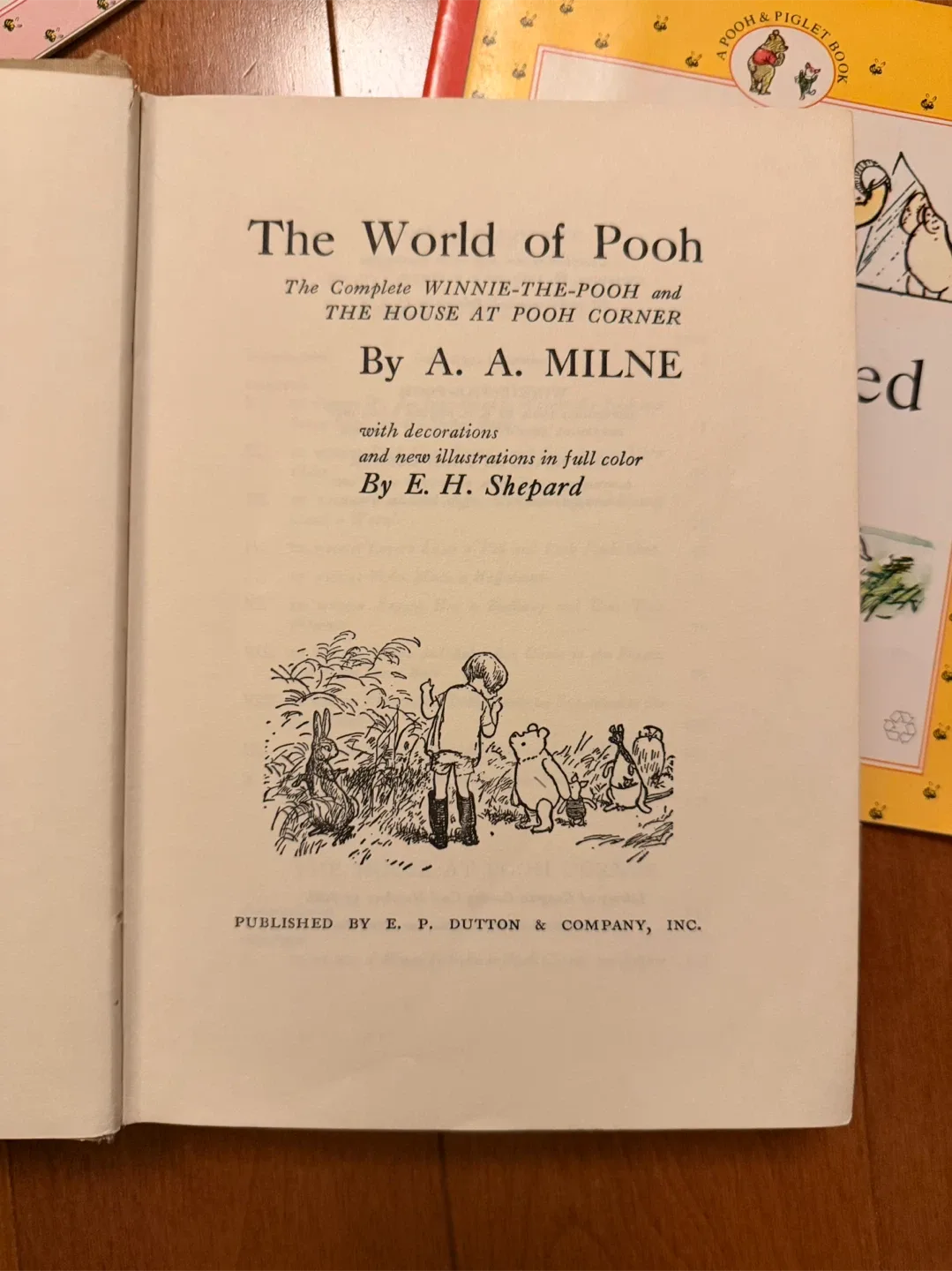 4 Vintage Collectible A.A. Milne's Winnie the Pooh Books image indicator(4)