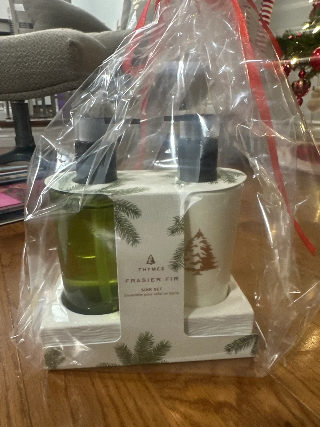 Thymes Frasier Fir Hand Lotion & Soap Set