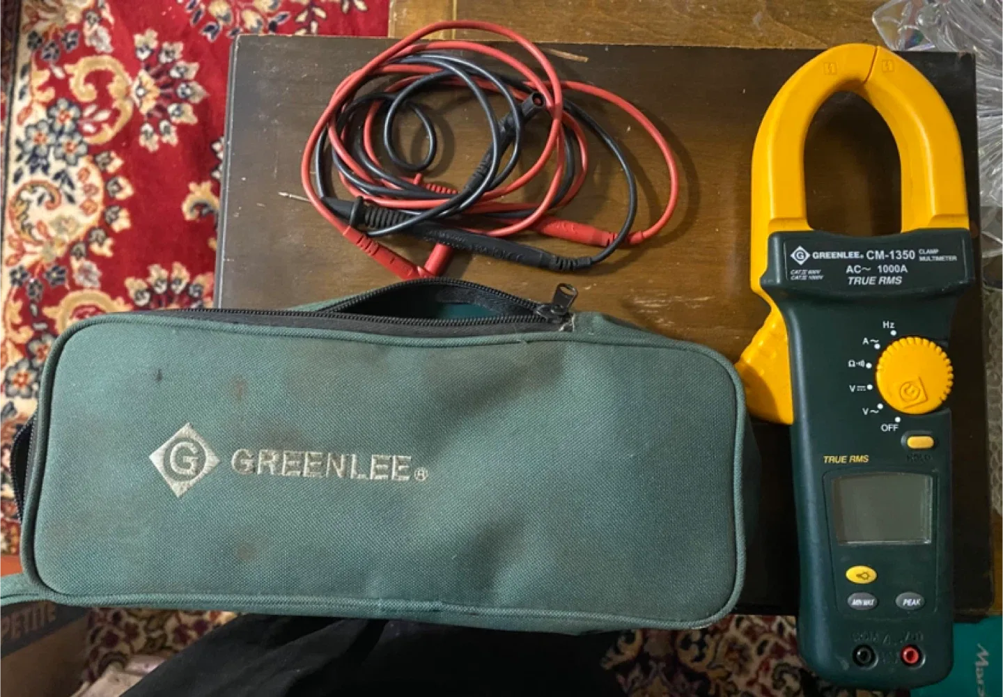 Greenlee CM-1350 Clamp Meter AC 1000A image indicator(3)