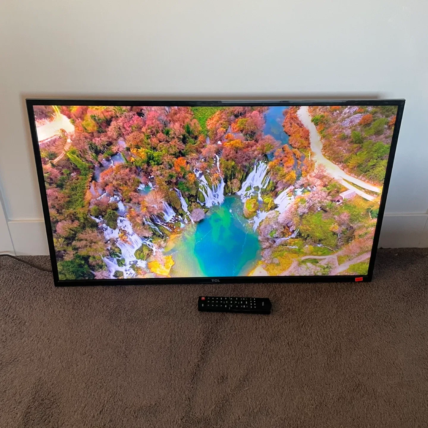 TCL 40” TV image indicator(10)