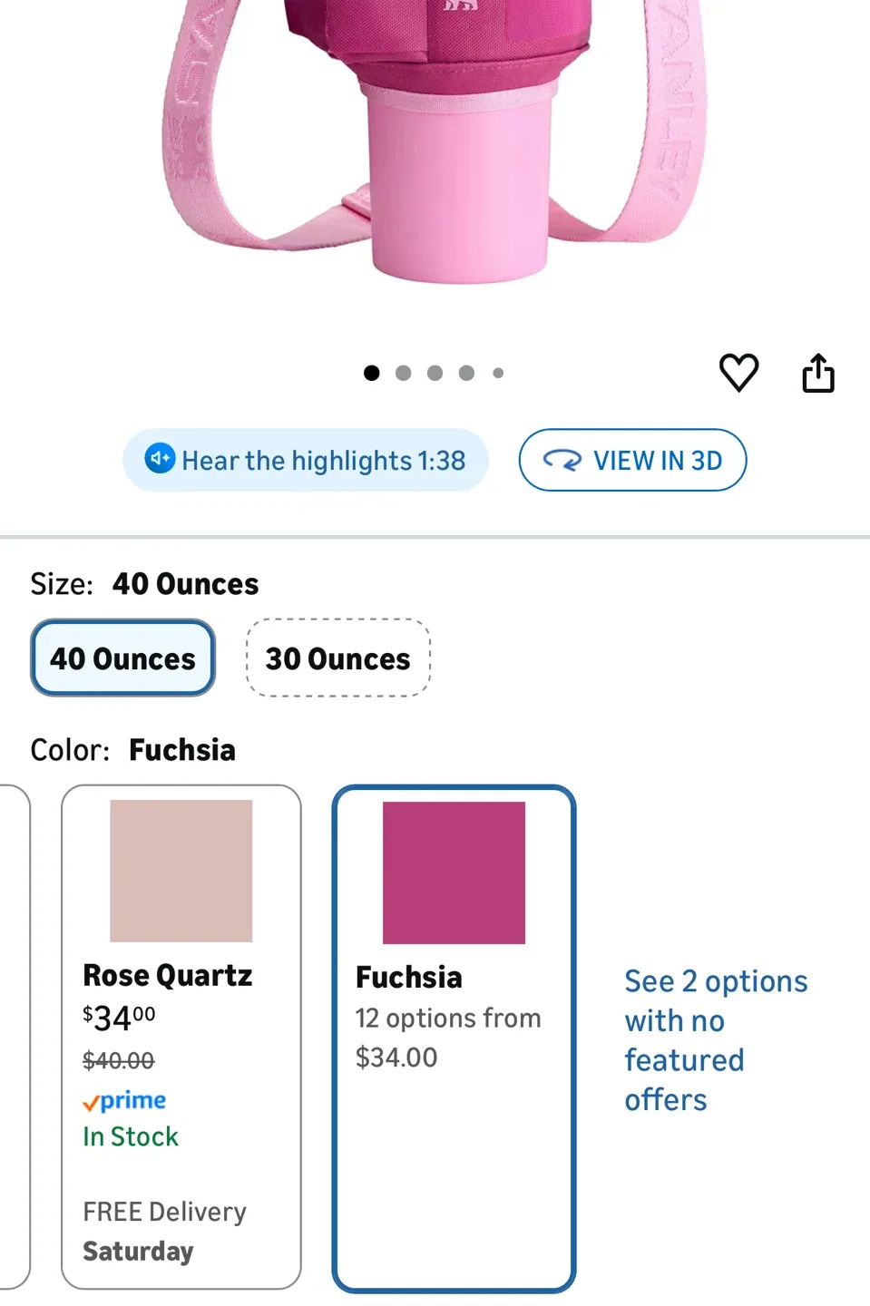 Stanley The All-Day Carry All 40 oz Fuchsia image indicator(4)