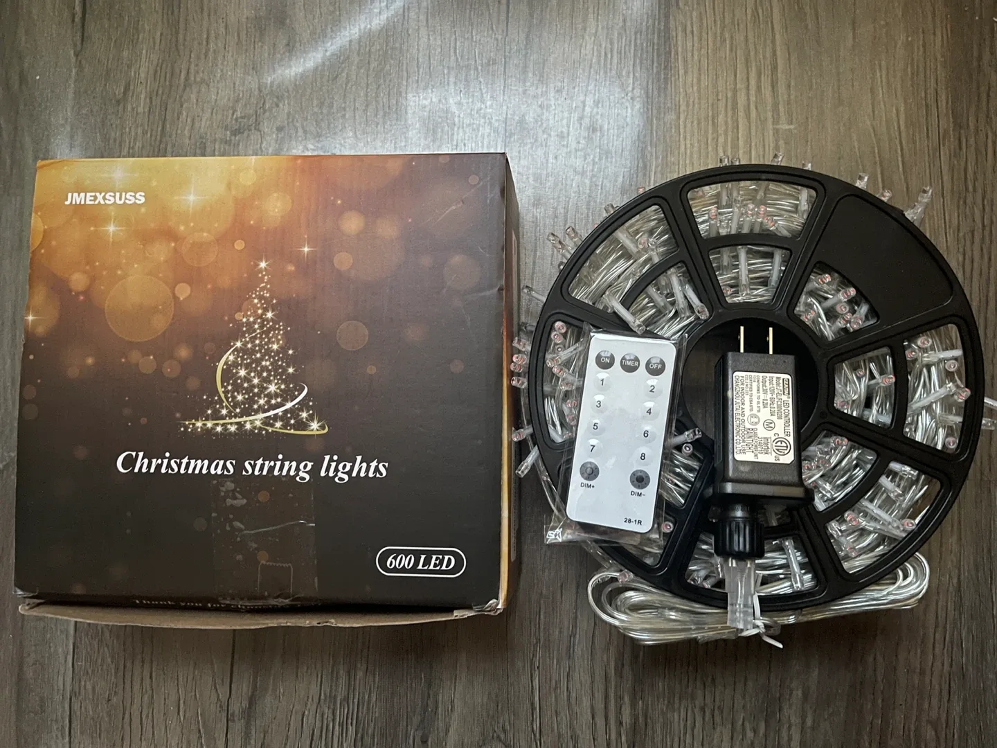 LED Christmas String Lights 168ft
