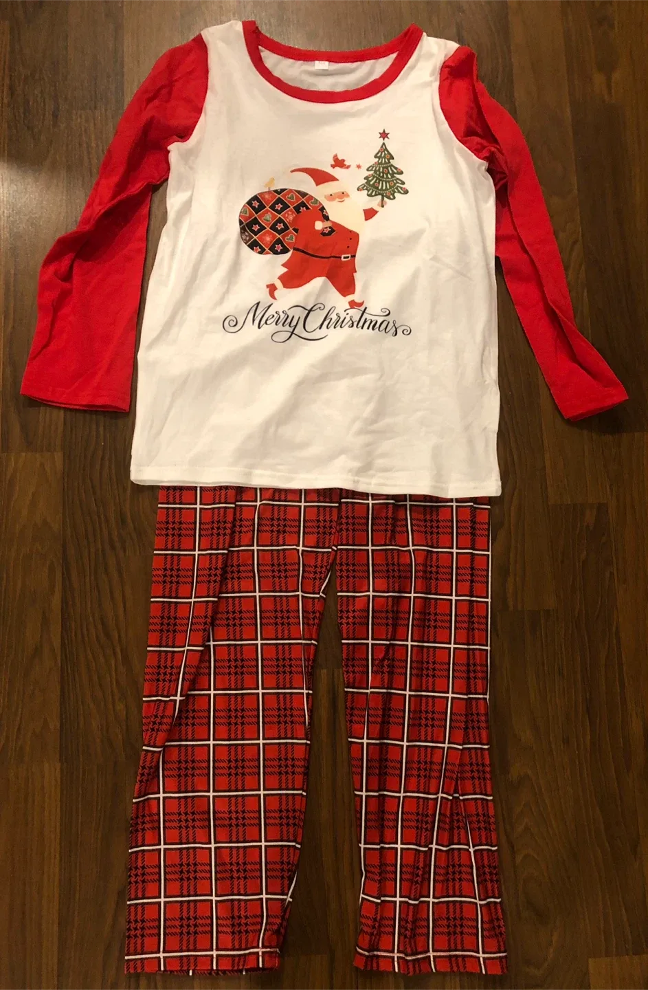 Kids Christmas Pajama Set - Size 10-11T #Cleanout