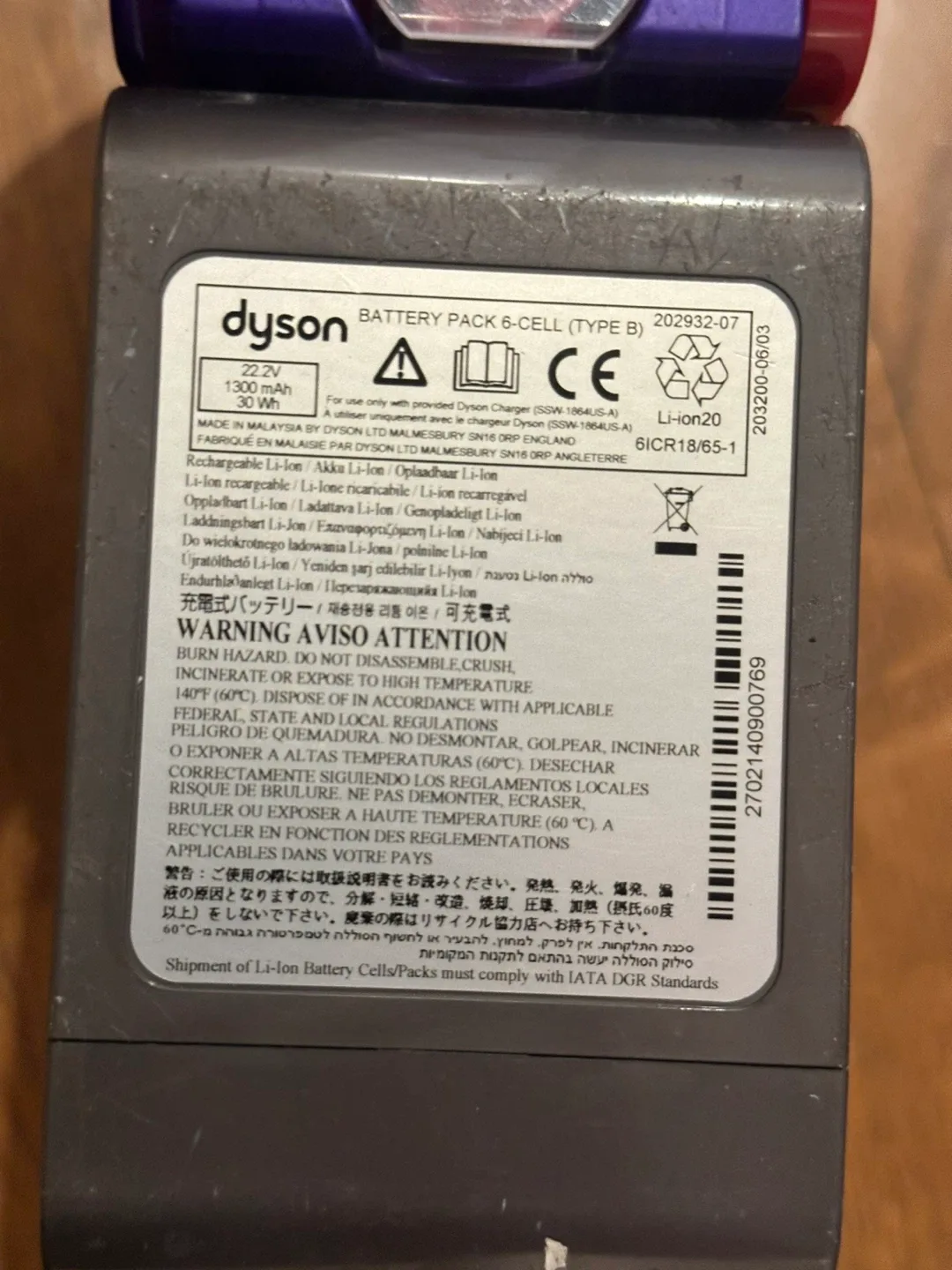 Dyson V6 Cordless Vacuum image indicator(2)