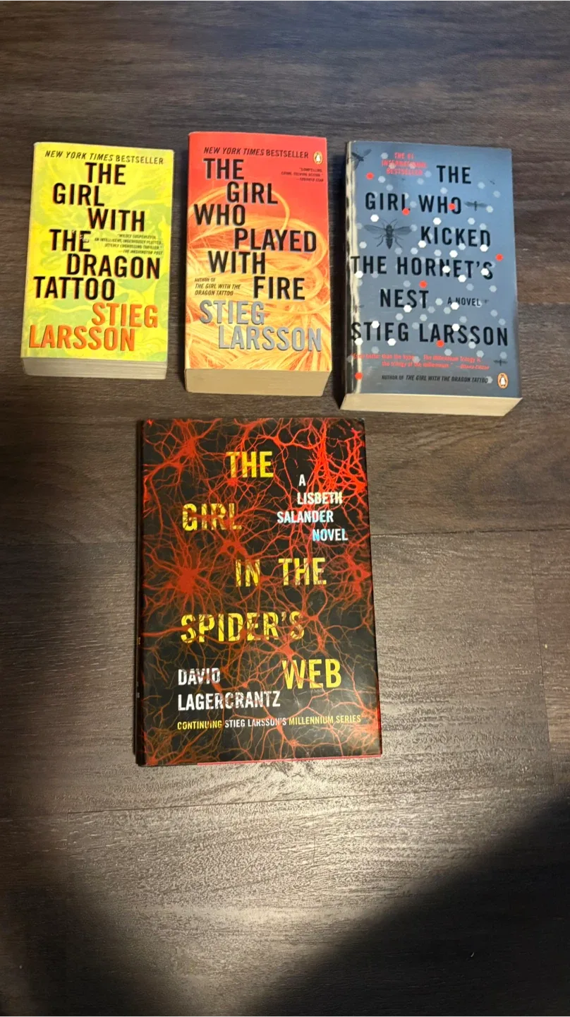 Millennium Series Books by Stieg Larsson & David Lagercrantz