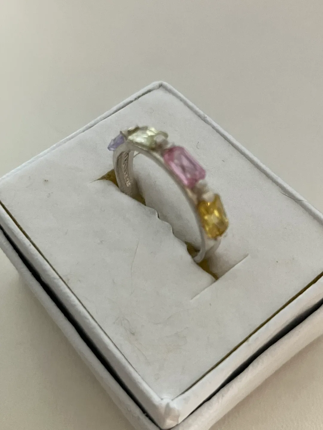 Gemstones 925 Sterling Silver ring, Size 6 image indicator(5)