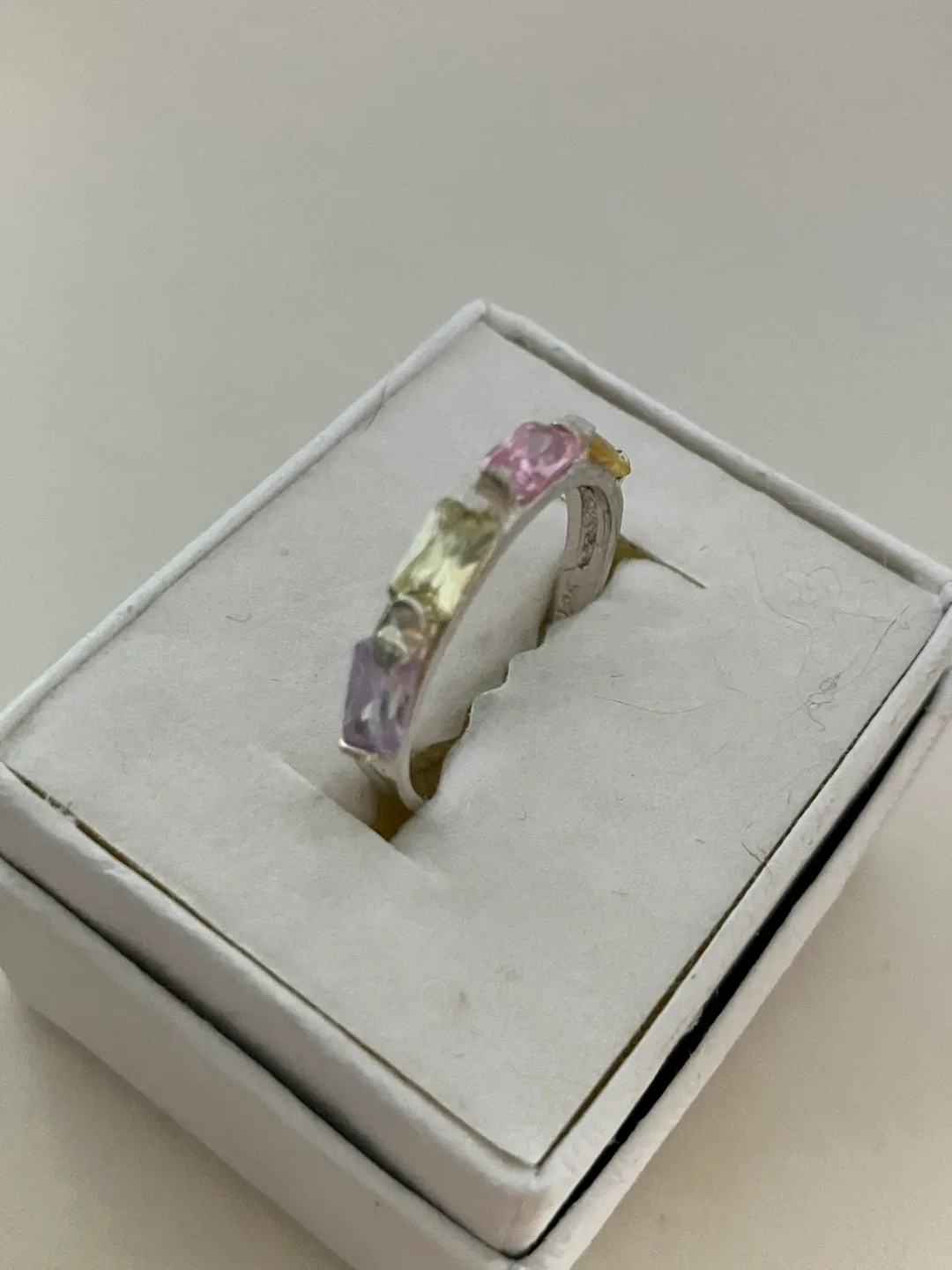 Gemstones 925 Sterling Silver ring, Size 6 image indicator(4)