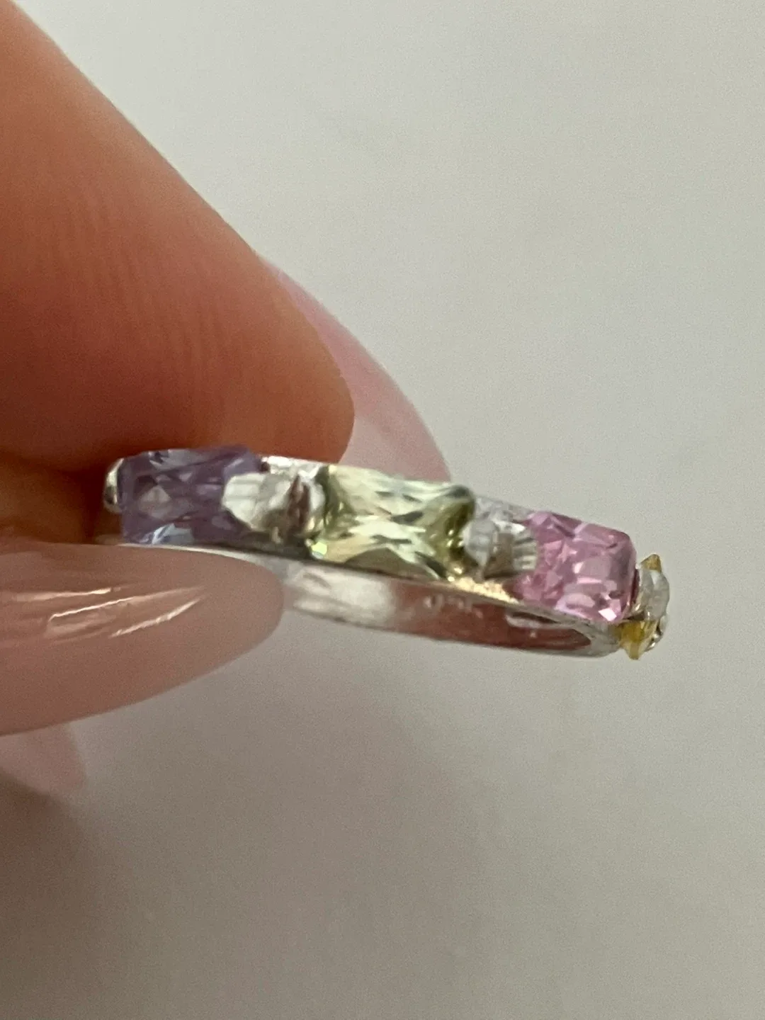 Gemstones 925 Sterling Silver ring, Size 6 image indicator(3)