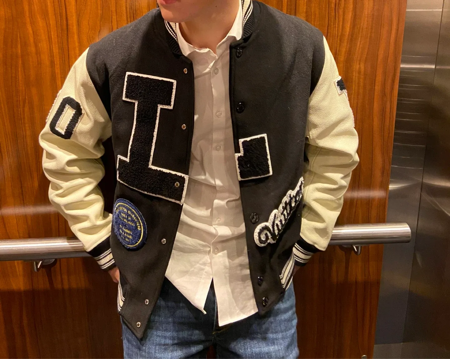 Louis Vuitton Varsity Jacket Black image indicator(2)