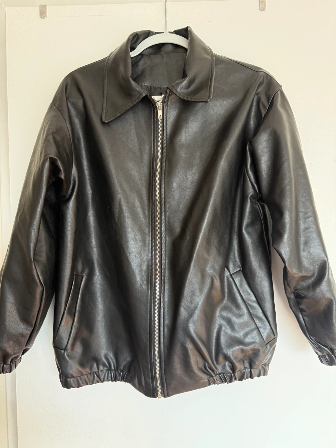 Black Faux Leather Jacket