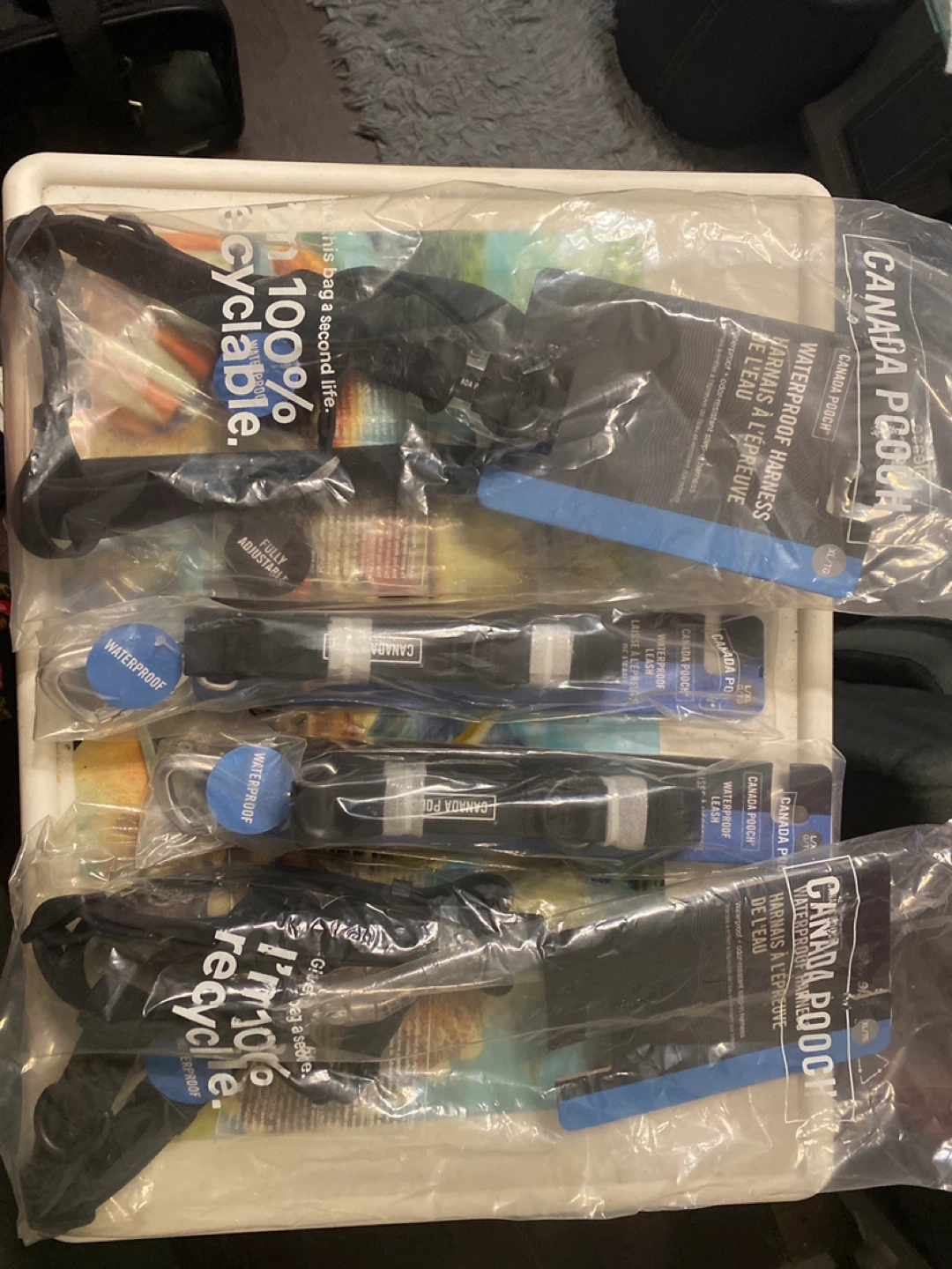 Canada Pooch Waterproof Harness & Leash - New