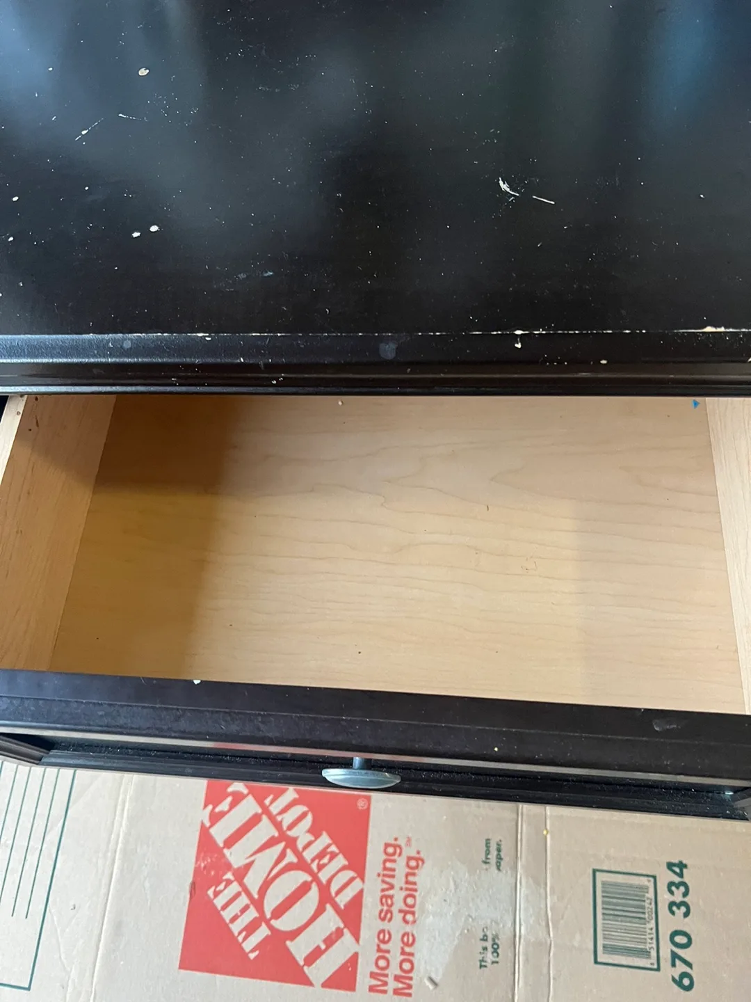 Black 2-Drawer Nightstand 2 available 35$ each both 65$ image indicator(2)