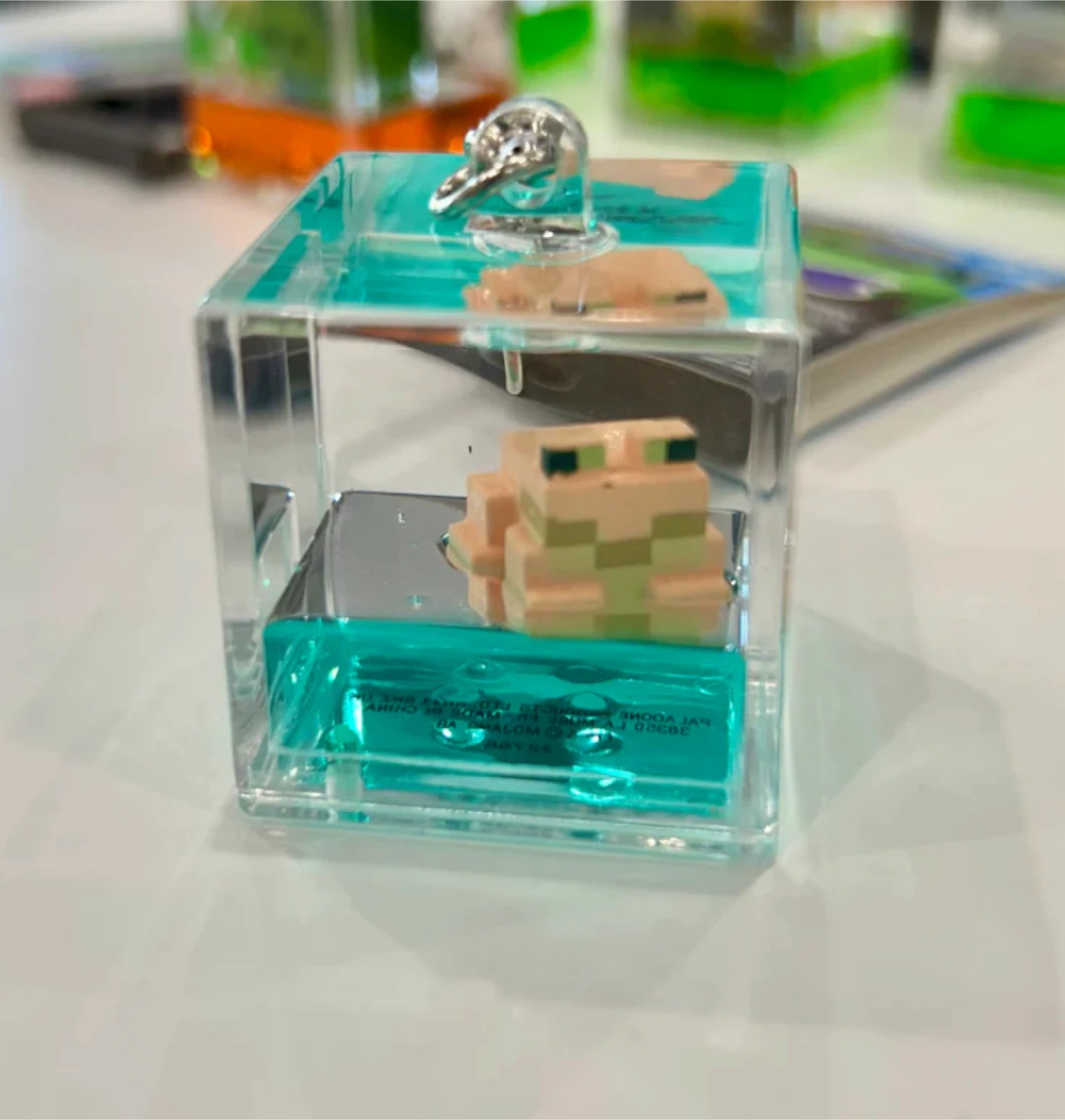 Authentic Minecraft Frog Tsunameez Keychain