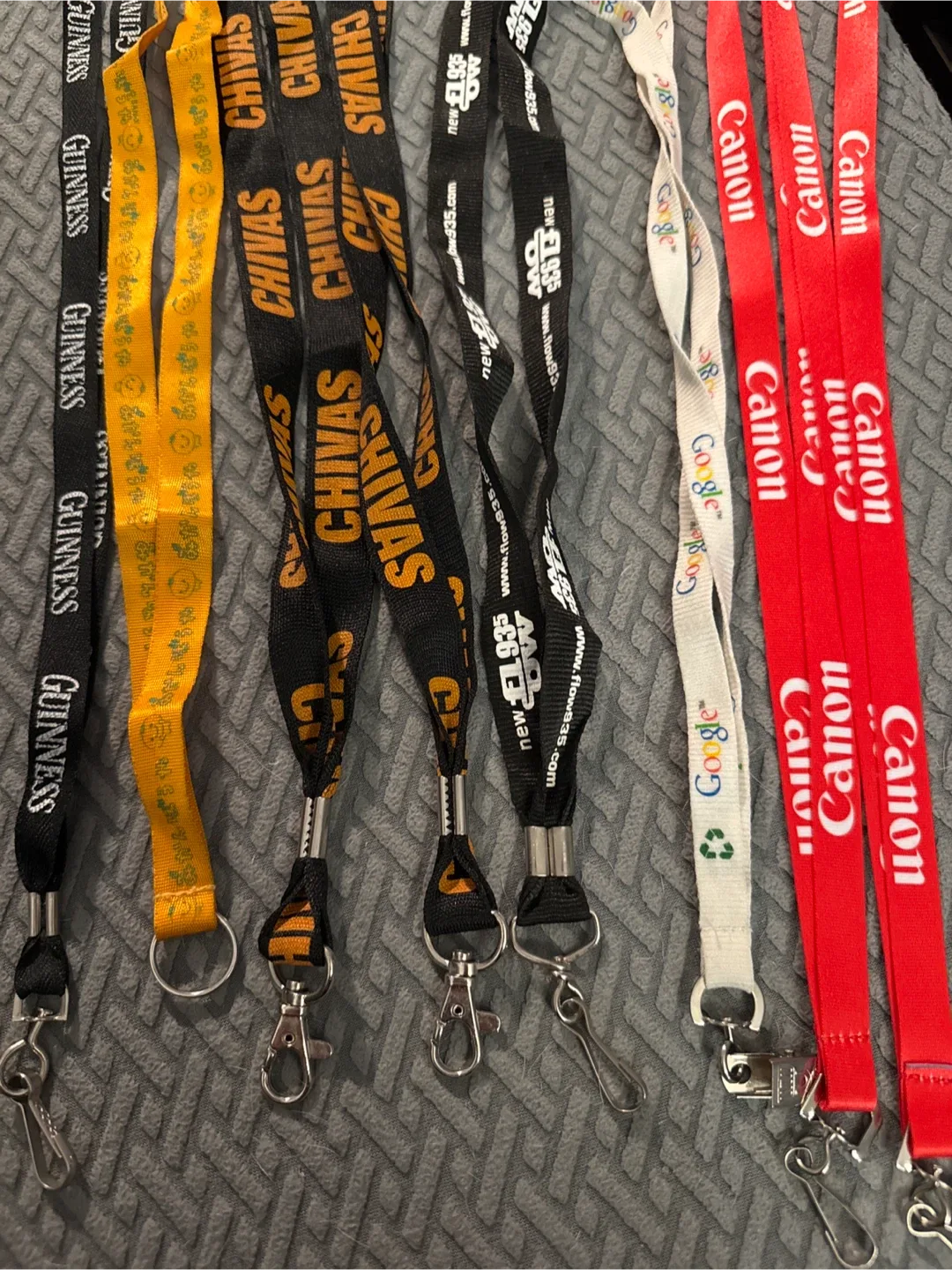 #cleanout Assorted Lanyards: Guinness, Chivas, Canon, U of T image indicator(2)