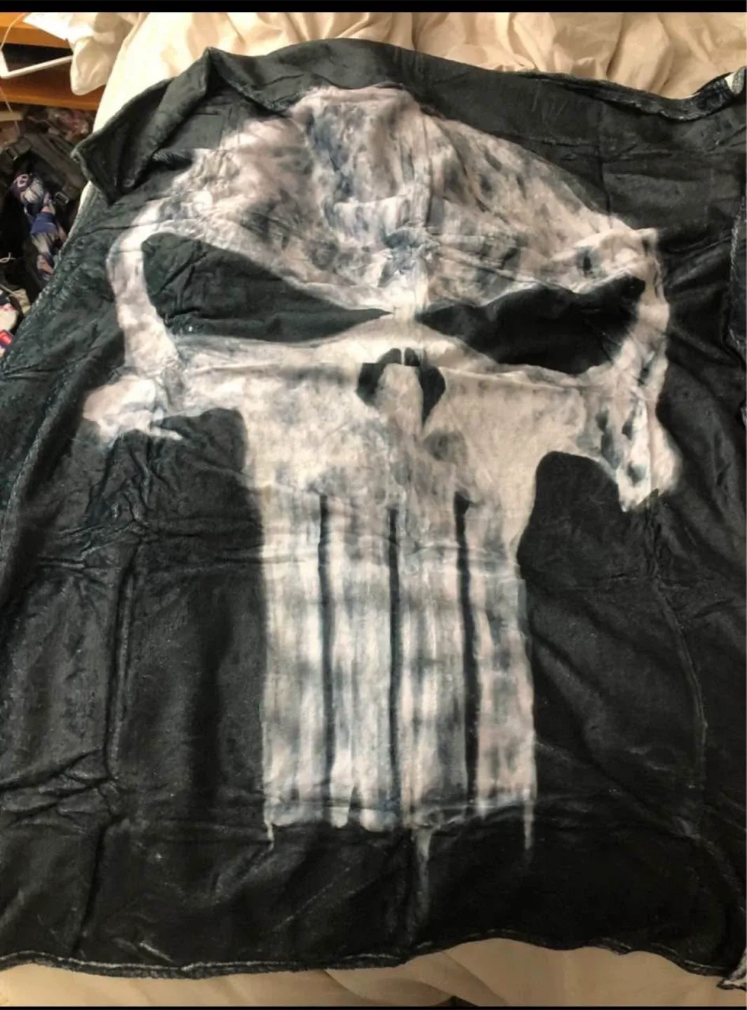 Punisher Skull Throw Blanket