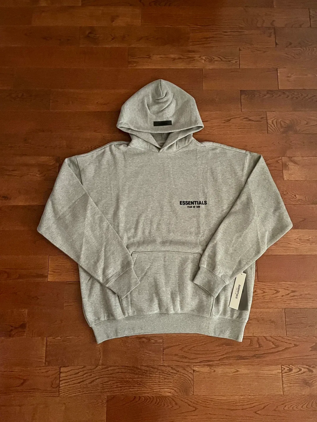 AUTHENTIC Essentials Hoodie - Dark Oatmeal (Brand New, Medium)