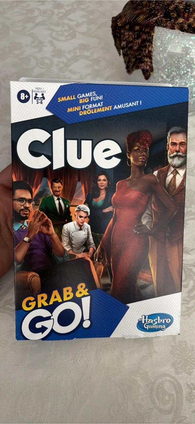 Clue Grab and Go Game - Ages 8+, Portable Travel Game