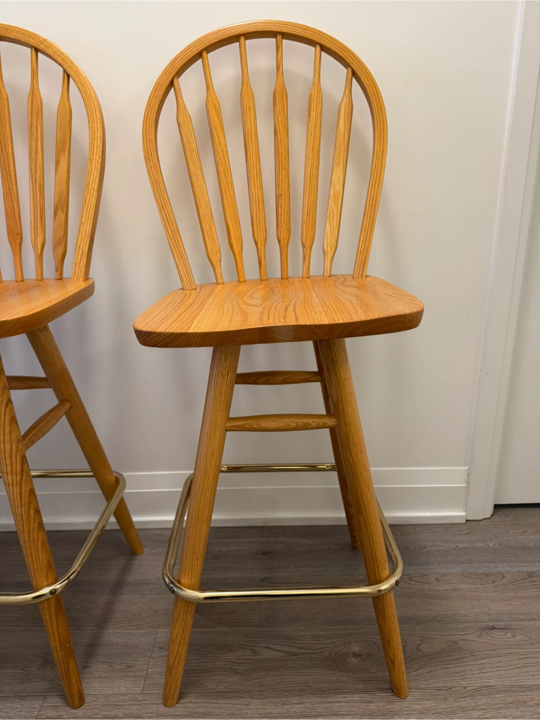 Wooden Bar Stools - Set of 2 - photo 4