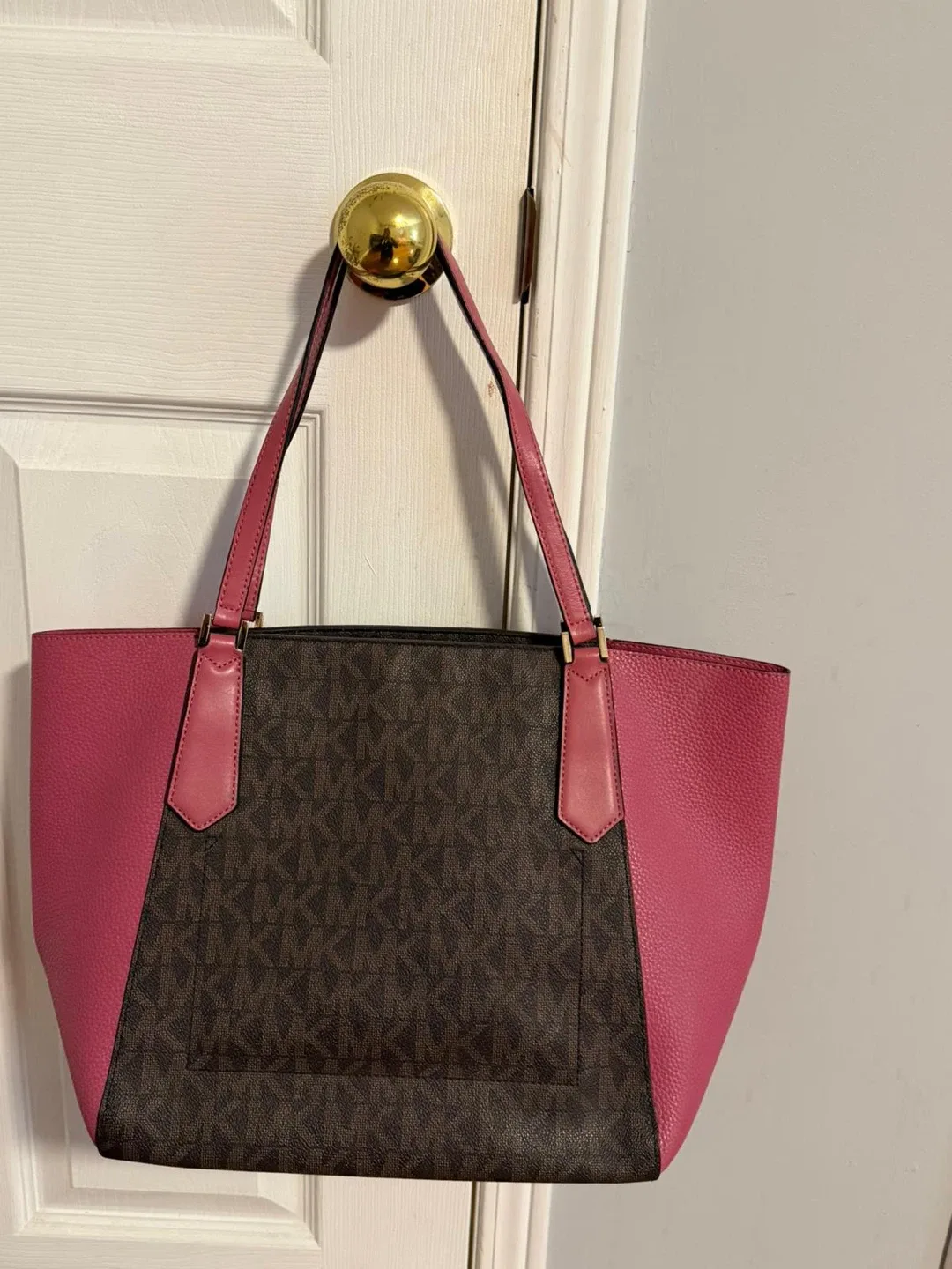 Michael Kors Tote Bag - Pink & Brown image indicator(2)