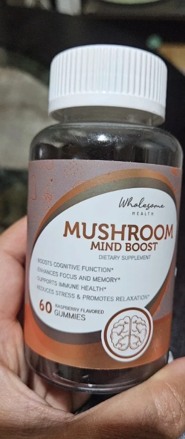 Wholesome Health Mushroom Mind Boost - 60 Gummies image indicator(4)