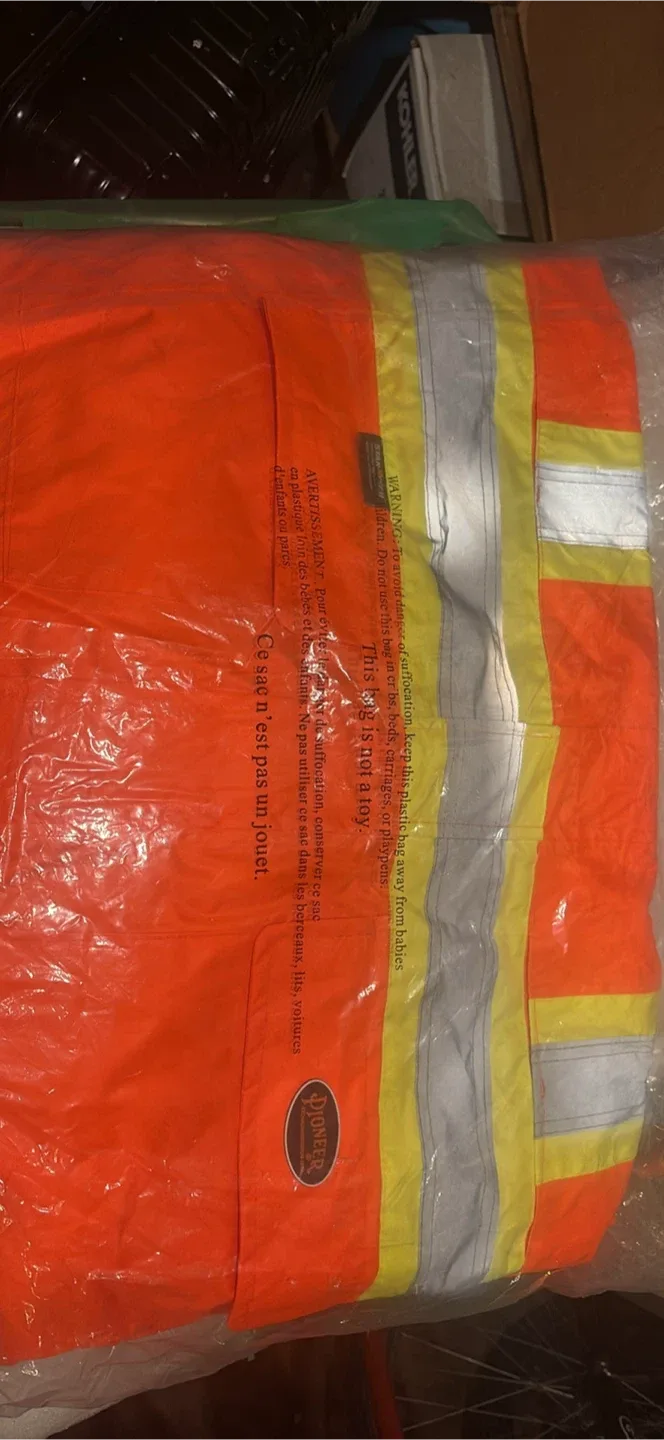 New Star-Tex Hi-Viz Lightweight Safety Rainwear (XL) image indicator(4)