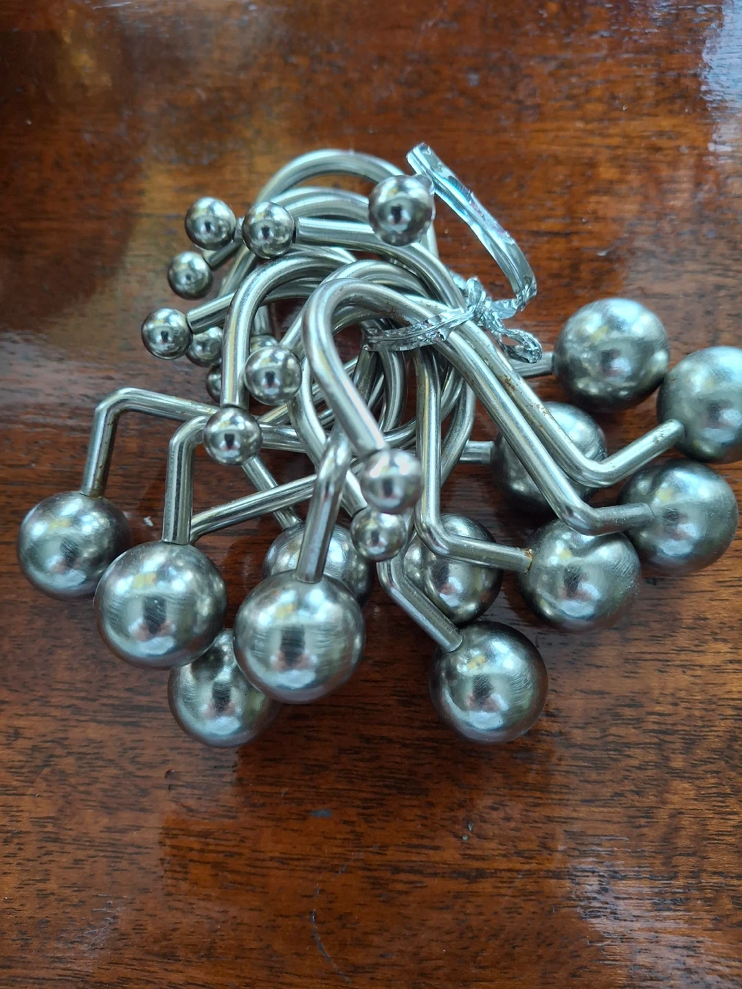Shower curtain hooks - Set of 12 - photo 2