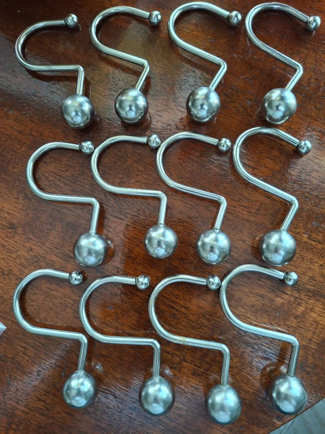 Shower curtain hooks - Set of 12