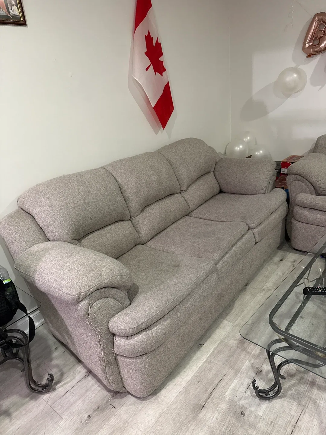 Beige Sofa Set - Couch and Loveseat image indicator(2)