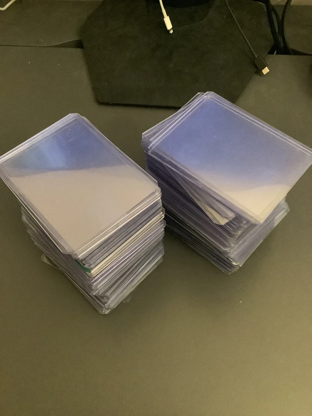 140+ trading card top loaders (Pokemon, MTG, etc)  #Cleanout