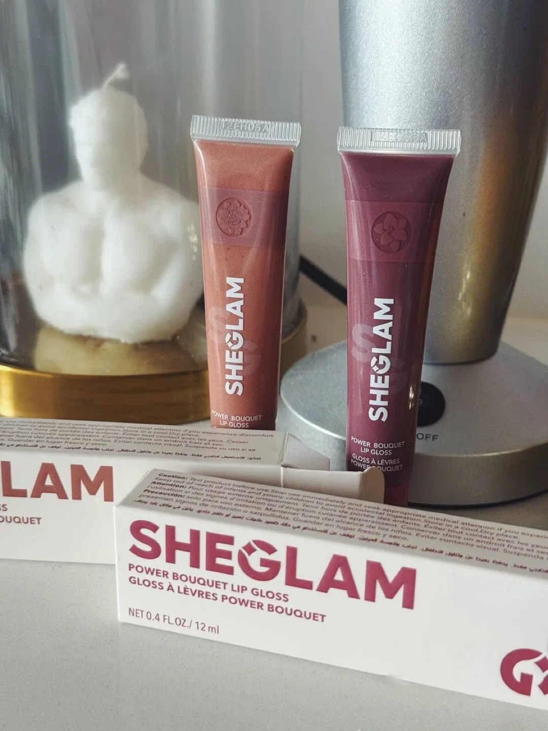 SHEGLAM Power Bouquet Lip Gloss – Sunny Sands / Freesia