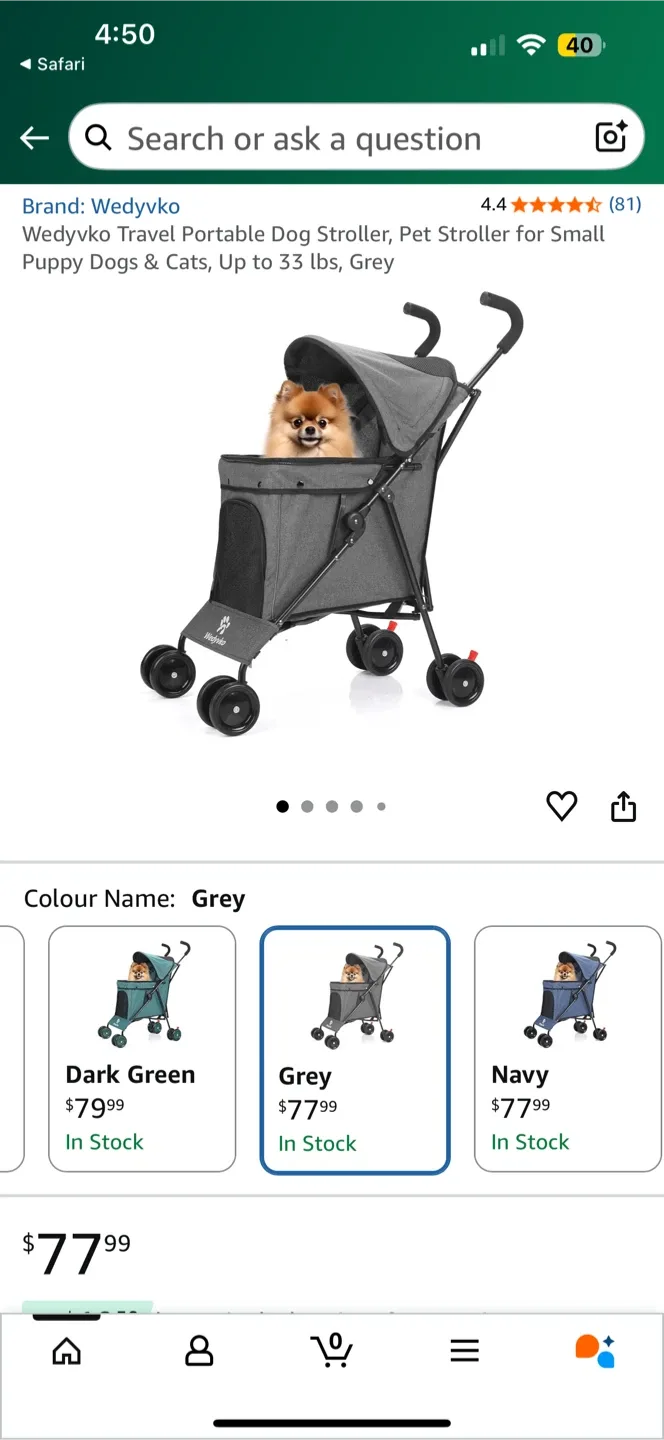 Wedyvyko Pet Stroller - Like New!