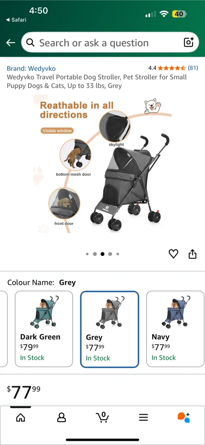 Wedyvyko Pet Stroller - BNIB image indicator(3)
