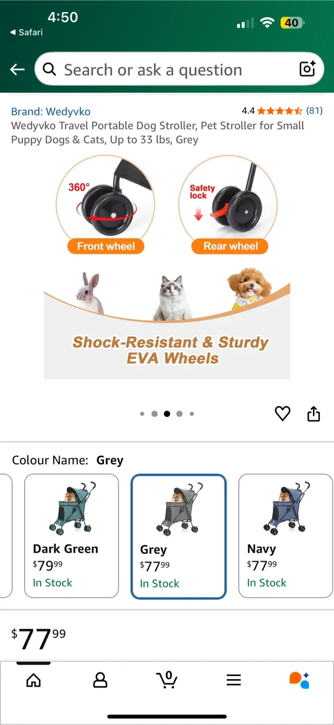 Wedyvyko Pet Stroller - BNIB image indicator(4)