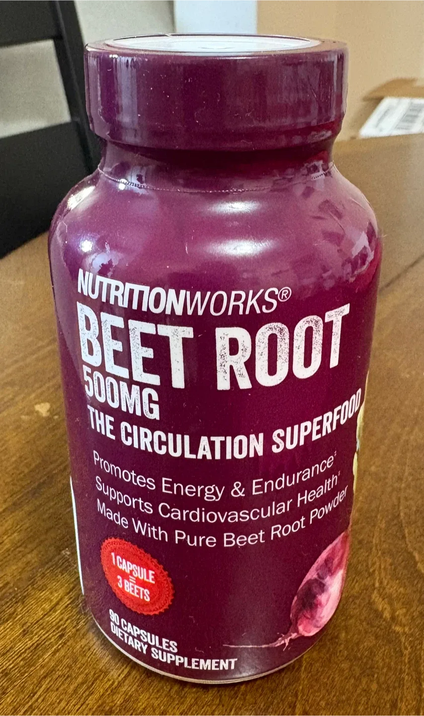 Nutrition Works Beet Root 500mg - Exp 09/2026
