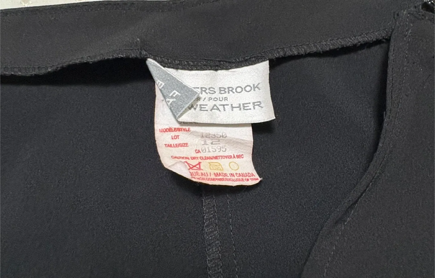 Beechers Brook - Fairweather Black Pants - Size 12 #cleanout image indicator(3)