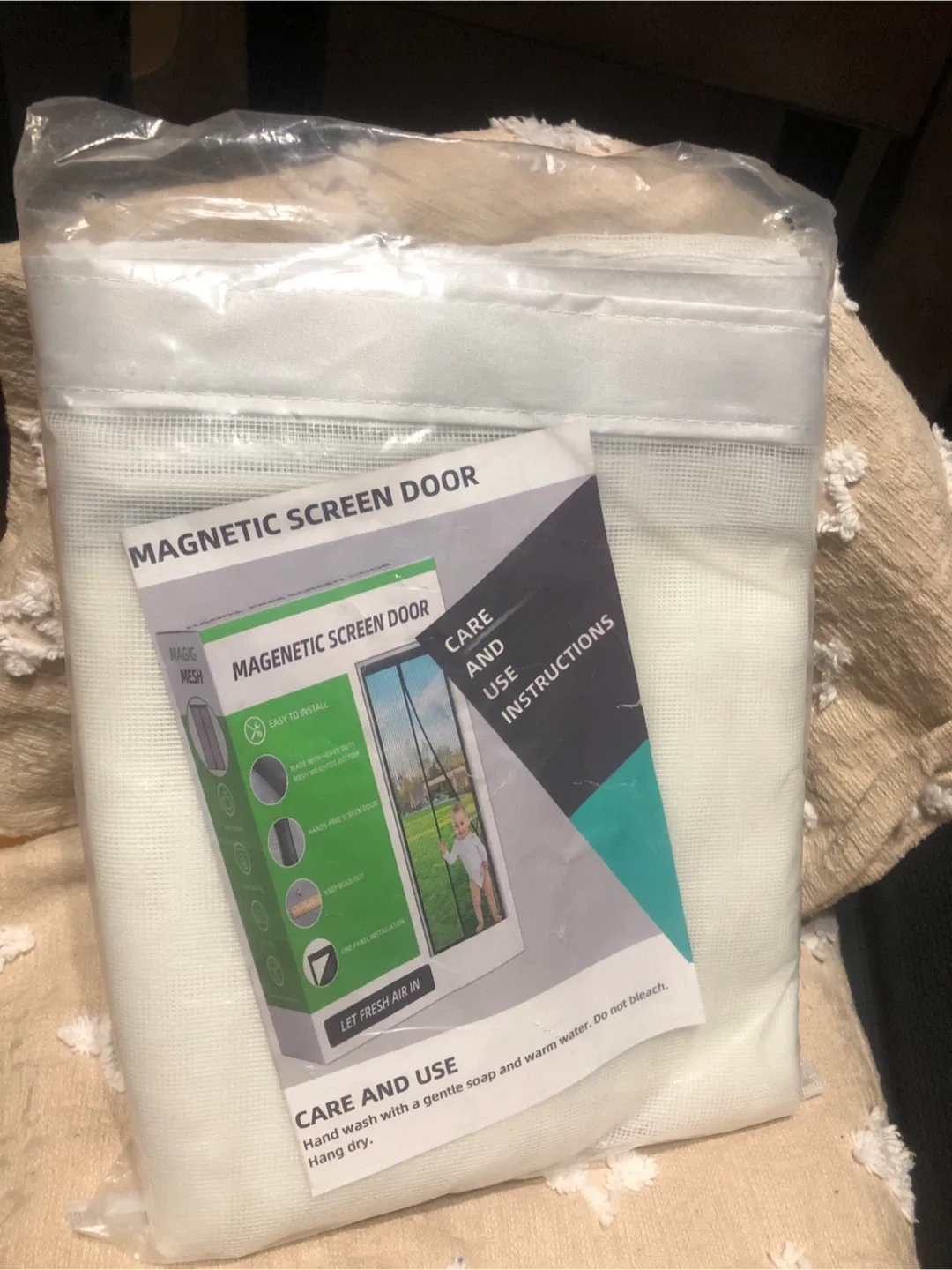 New Magnetic Screen Door 32 “x 80”